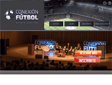 Tablet Screenshot of conexionfutbol.com